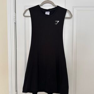 Gymshark Black Cutoff Tank